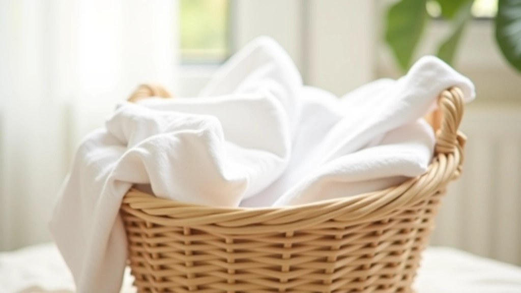 Panier en osier avec des vêtements d'été légers : t-shirts, shorts et une robe en lin blanc
